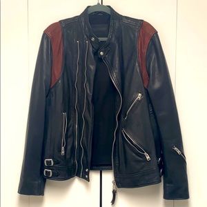 ALL SAINTS Parker Leather Jacket